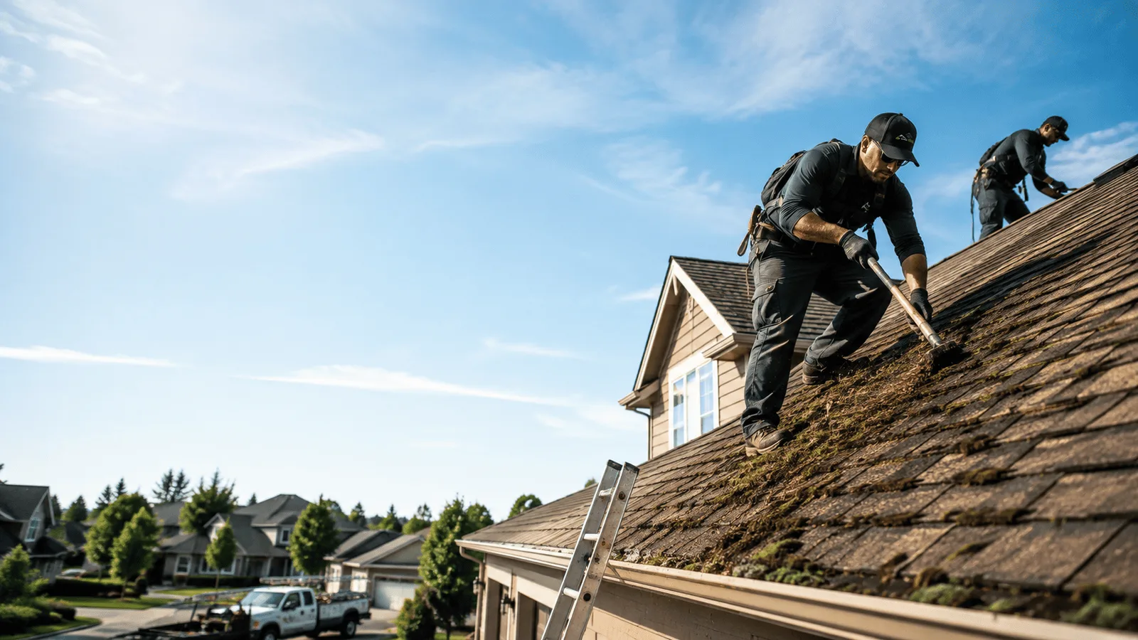 Roof Moss Removal in Brule, WI near me